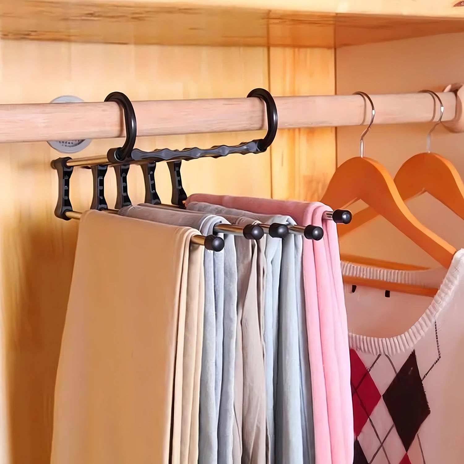 Adjustable Big Trouser Pants Hanger Organizer Adjustable Big Trouser Pants Hanger Organizer